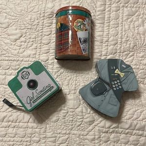 Collectible Girl Scout Cookie Tins (4 piece)